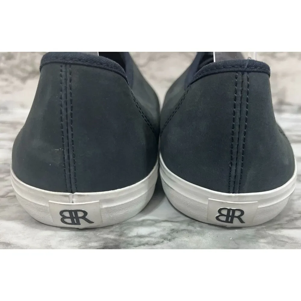 Banana Republic Shoes‎ Men's 13 Blue Leather Nubuck Court  Lace Up Sneakers